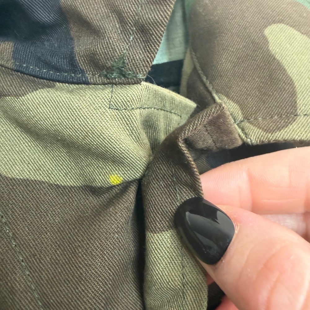 Army‎ Camo Field Jacket Medium Regular "Deeds Not Words" Patch - Picture 7 of 10